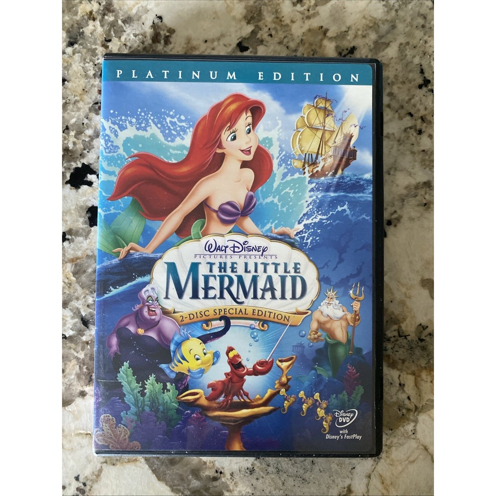 The Little Mermaid (DVD, 2006, 2-Disc Set, Platinum Edition)